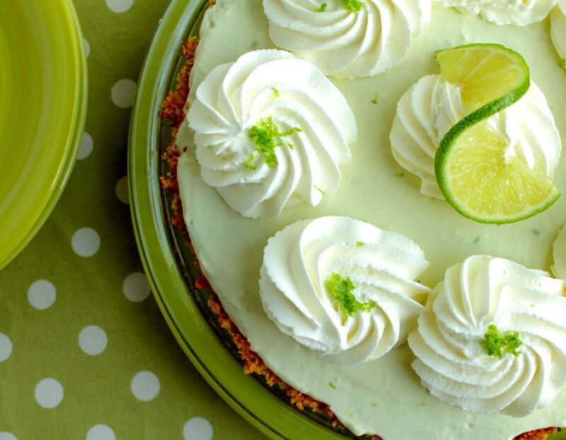 Diabetic No-Bake Lime Pie