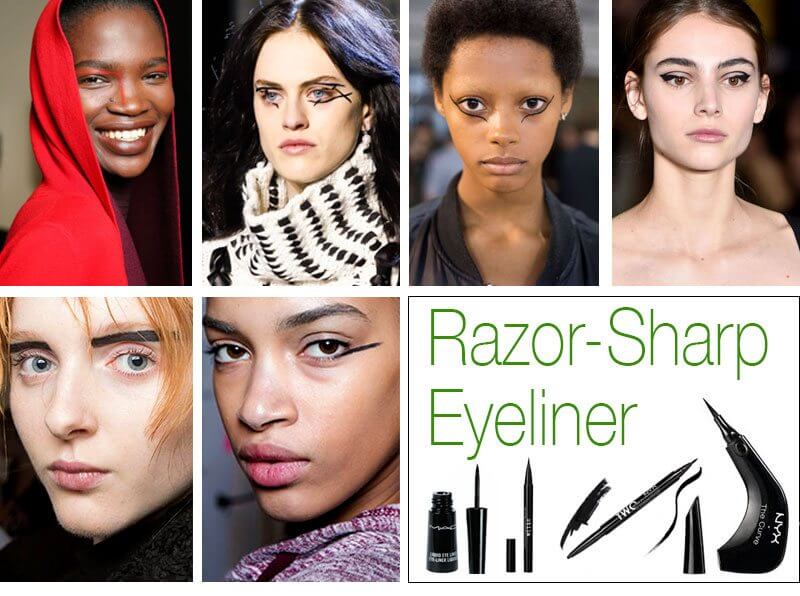 Razor-sharp Eyeliner