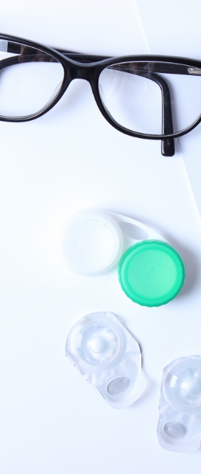 glasses and contacts