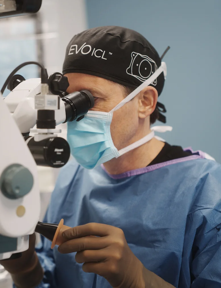 Dr. King During Surgery