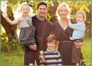 Dr. King with his family